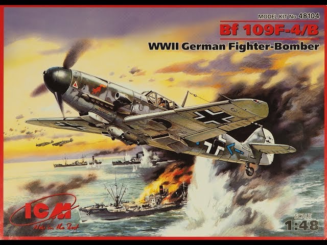 ICM Bf109F-4/B 1:48 № 48104 Review