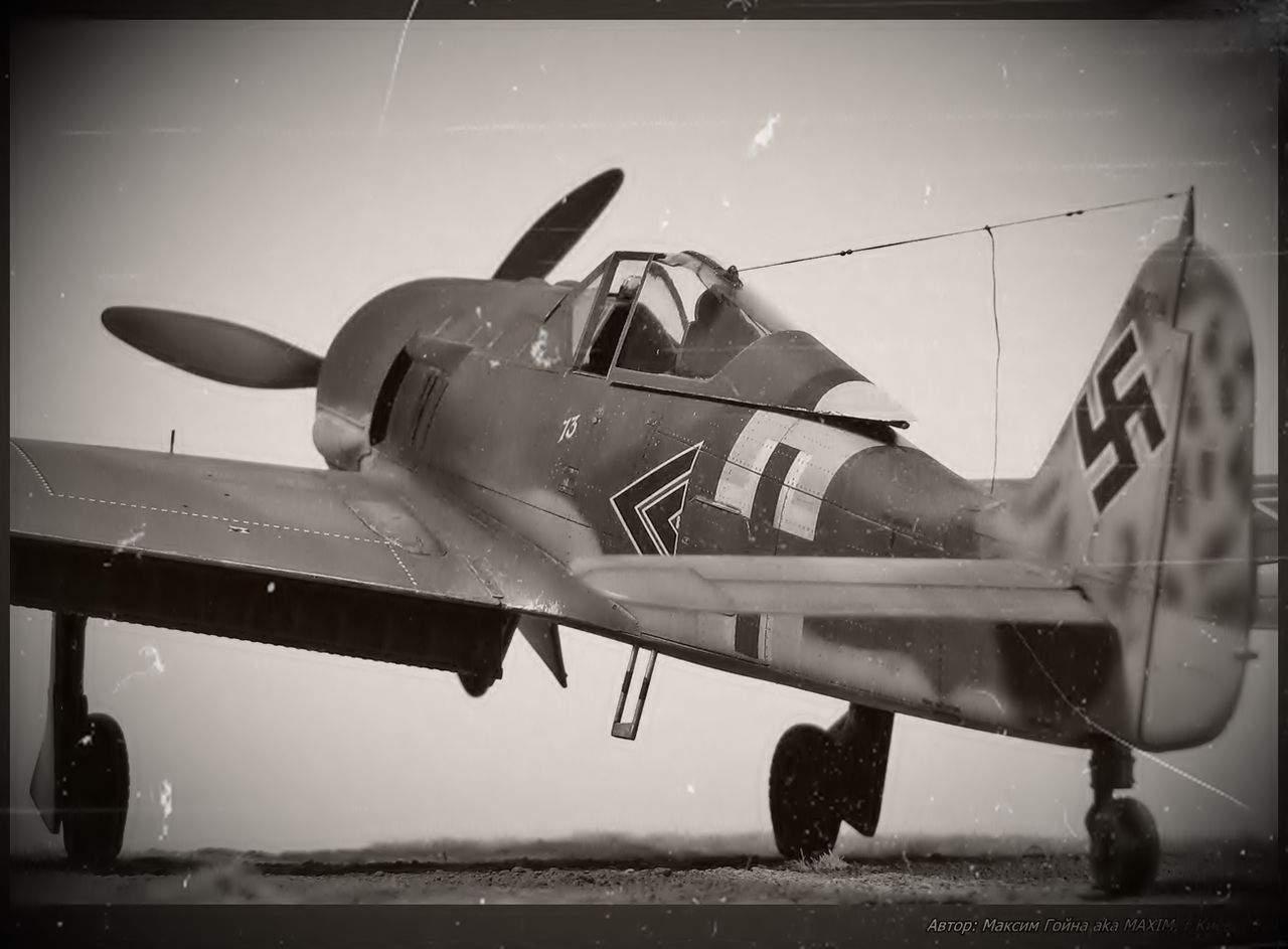 Fw190a 5 I Jg54 Walter Nowotny Oct 1943 — Каропка ру — стендовые