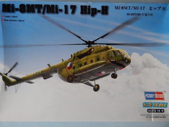 Ми-8 МТ/MI-17 Hobby Boss. 1:72. Обзор коробки.