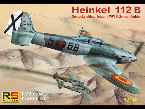RS MODELS Heinkel 112 Spain 92140 1 72 scale model - сборная модель самолета