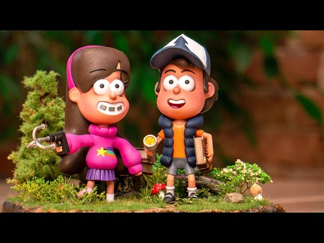 Как сделать диораму на тему Гравити Фолз