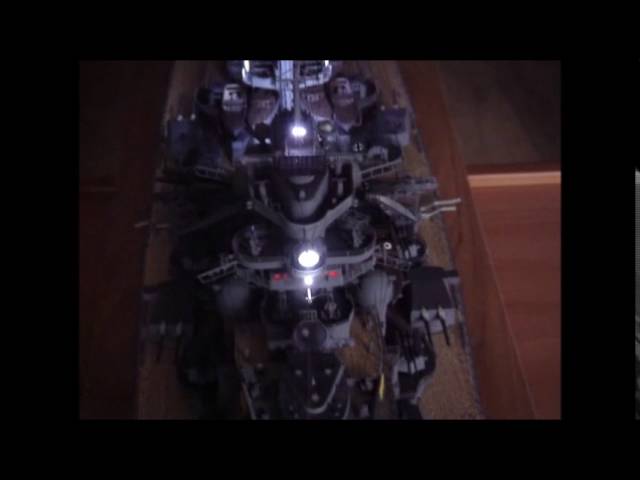 Bismarck RC model Lights turn on