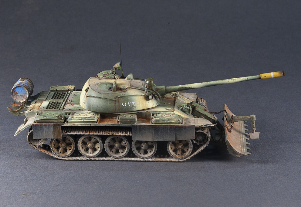 T-55 with BTU-55 (Iraq) — Каропка.ру — стендовые модели, военная миниатюра