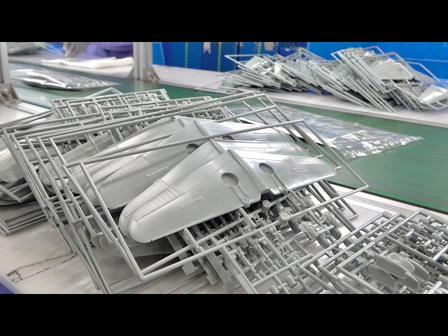 Excellent Plastic Model Kit Mass Production Process. Korea’s Last Model Kit Manufacturing Factory