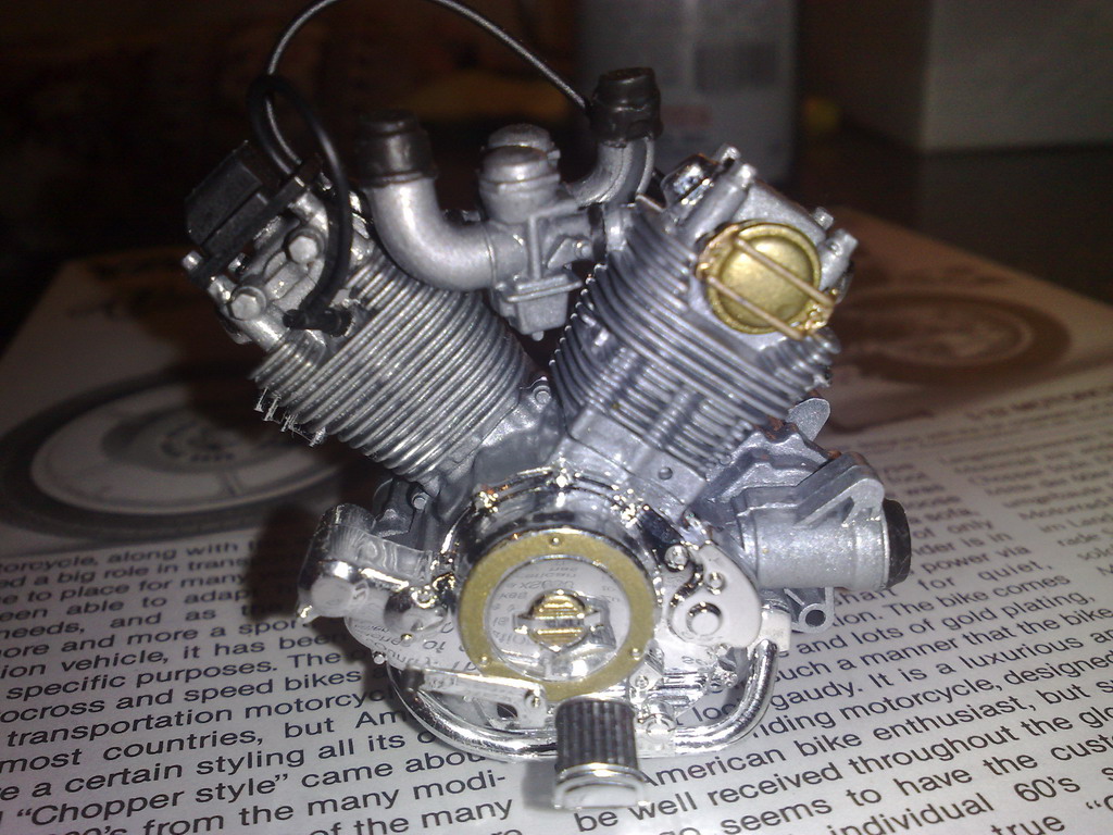 Tamiya Yamaha VX1000 "Virago" в масштабе 1:12.