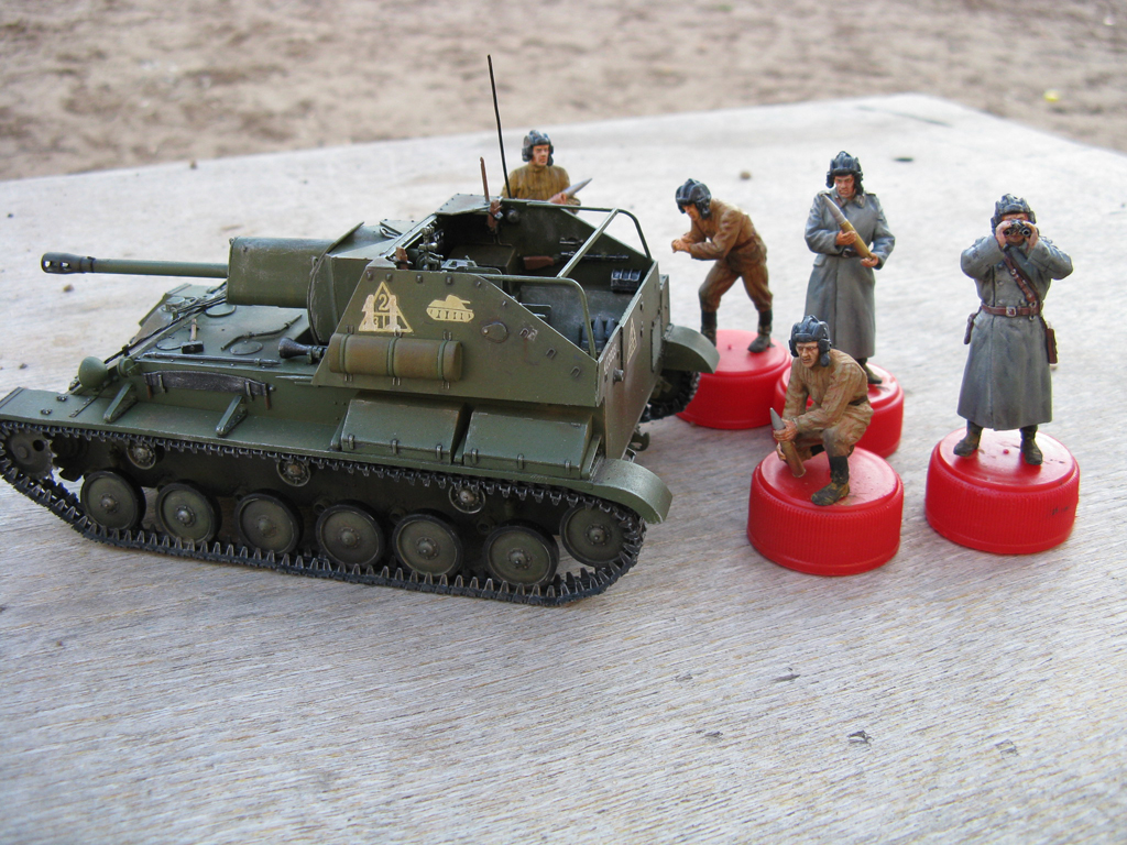 Cу 76м от миниарта масштаб 1/35