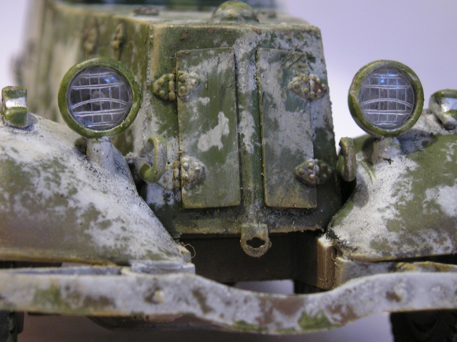 БА-20 в зимнем камуфляже