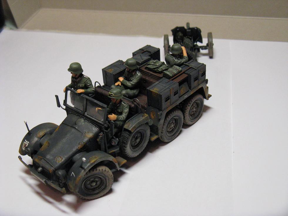 Tamiya 1:35 Krupp Protze 1ton(6х4) Kfz.69 whith 3.7 cm Pak