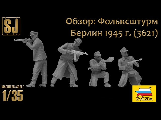 Обзор: Фольксштурм, Берлин 1945 г. (Звезда 3621)