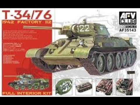 Обзор модели: Т-34/76 обр. 1942 г. AFV AF35143.