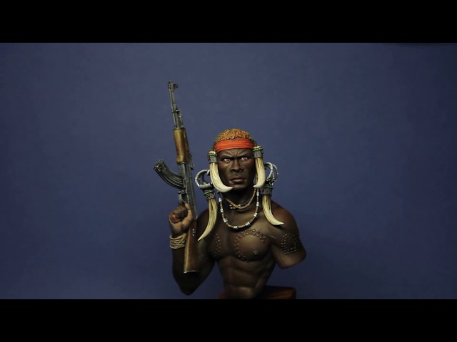Altores Studio Mursi Warrior 1/10 Pro.painted for box art