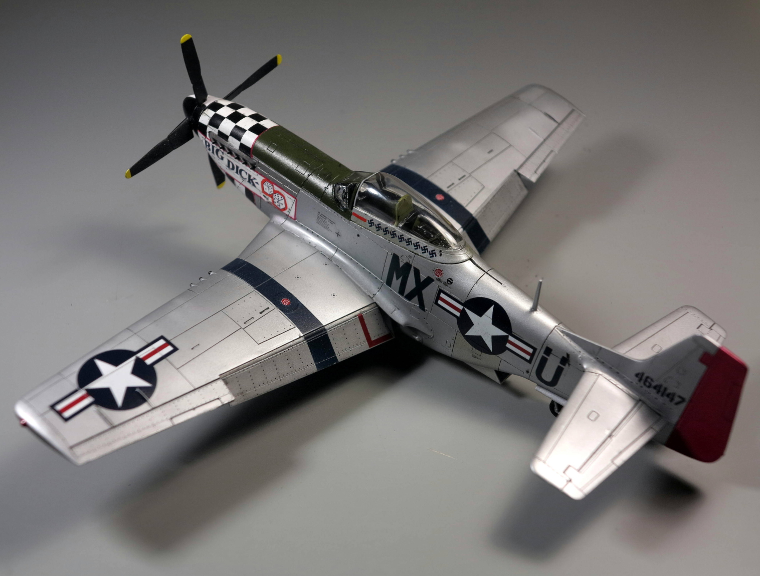 P 51d Mustang Big Dick — Каропкару — стендовые модели военная миниатюра