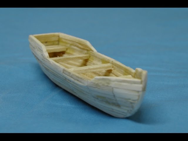 Лодка из спичек