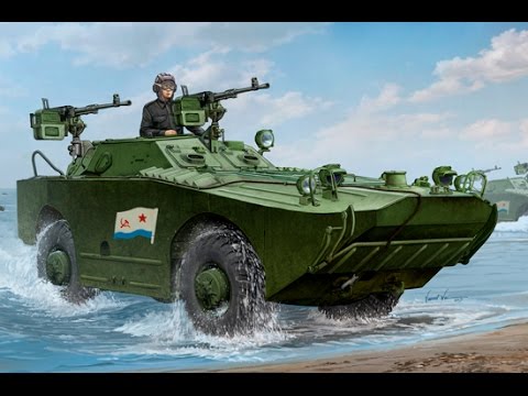 Обзор модели бронетранспортёра БРДМ-1 (BRDM-1) TRUMPETER  1:35.