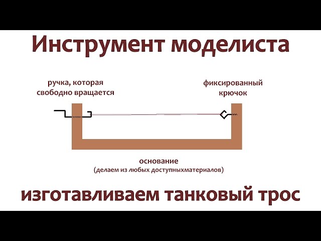 ИНСТРУМЕНТ МОДЕЛИСТА: Изготовление танкового троса