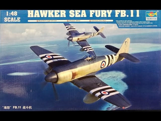 В мире моделизма выпуск 124 - Hawker Sea Fury FB.Mk.11