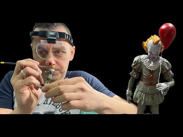 Клоун. Очень любит детей. Фигура в 1/35 масштабе. Сборка и покраска.