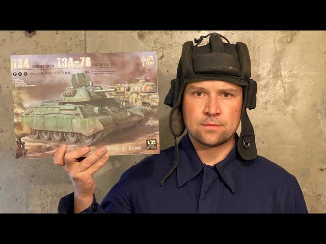 Обзор и распаковка модели Т-34/76 с экранами от Border Model 1/35