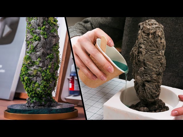 Making Zhangjiajie Diorama / 'Avatar' China Mountains