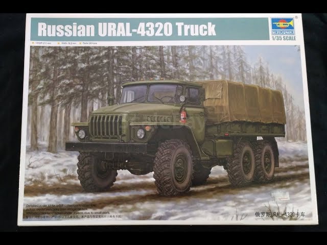 УРАЛ-4320 TRUMPETER 1/35 Обзор модели.