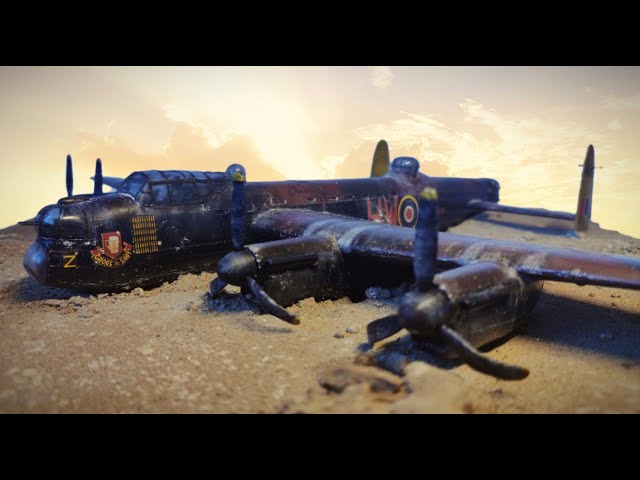 Диорама "Заплутал..." | Diorama "Avro Lancaster Mk III" 1/72