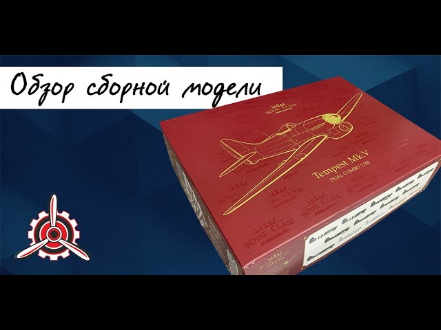 Tempest Mk.5, британский истребитель. Обзор модели от фирмы "Eduard" в 1/48 масштабе.
