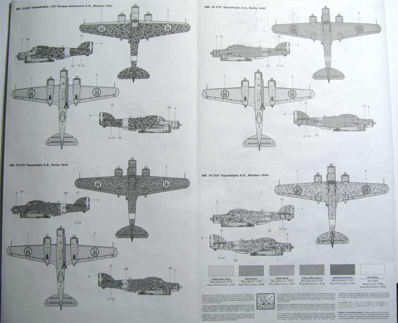 Savoia Maretti  SM-79"Sparviero"    Italery 1/72