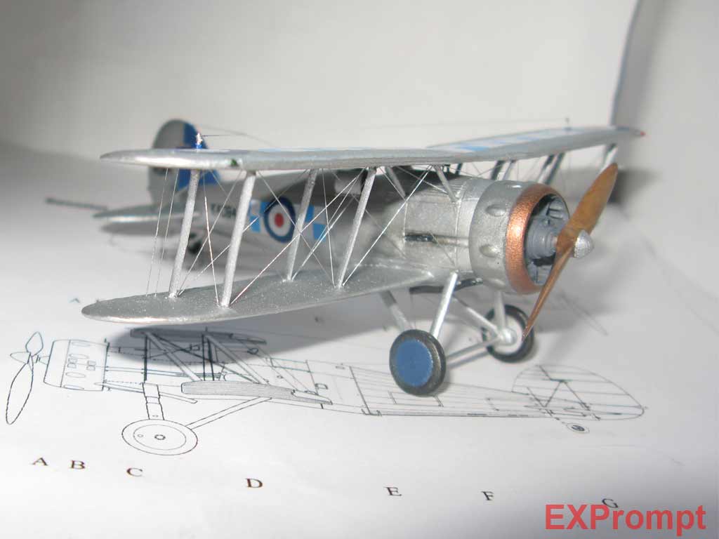 Gloster Gauntlet mk.1 от AZmodel очередная британская швейная машинка..