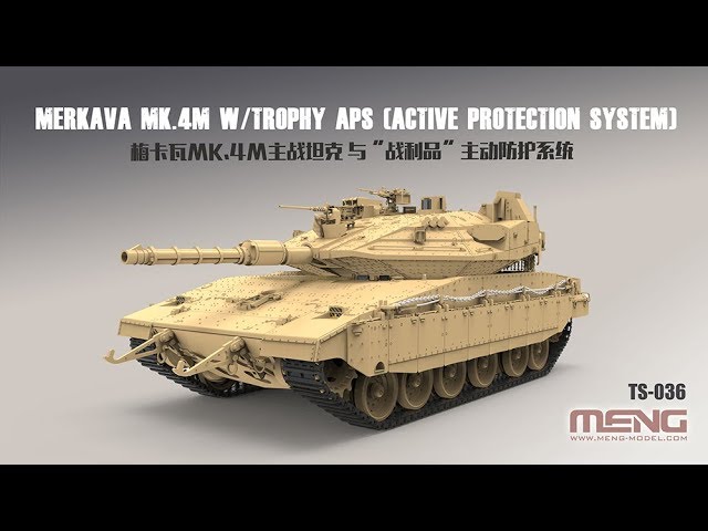 Israel Main Battle Tank Merkava Mk.4m W/Trophy Active.