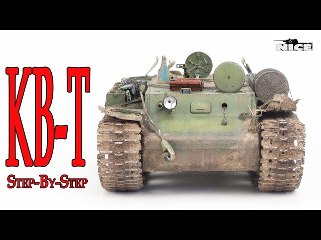 Покраска тягача КВ-Т от Trumpeter 1:35 Часть 1/Painting of KV-T tractor from Trumpeter 1: 35. Part 1