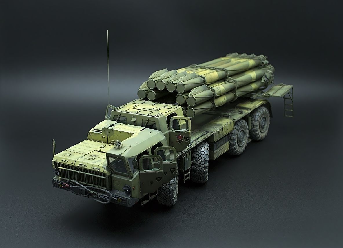 РСЗО 9А52-2 "Смерч" — Каропка.ру — стендовые модели, военная миниатюра