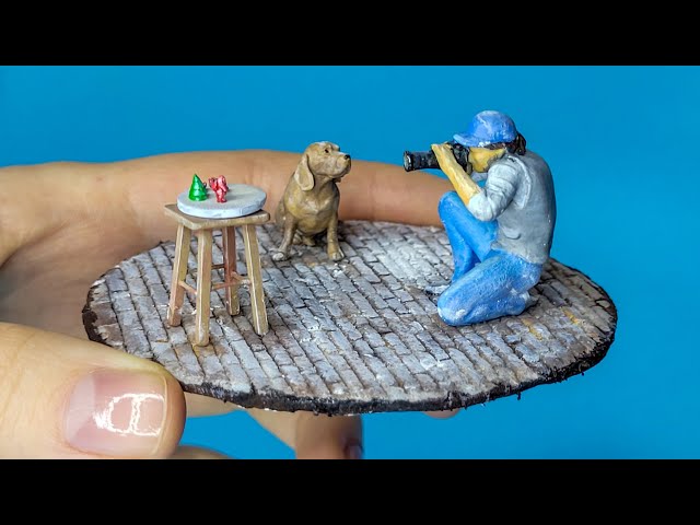 Новогодняя диорама своими руками!