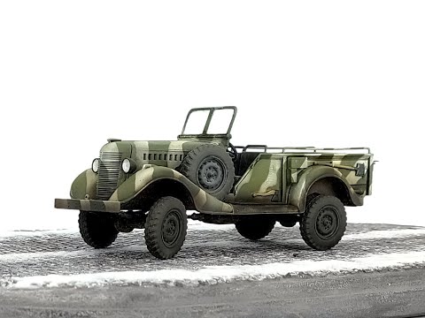 ГАЗ-61-416  Производитель «Военная миниатюра», 3D печать, масштаб 1:35.