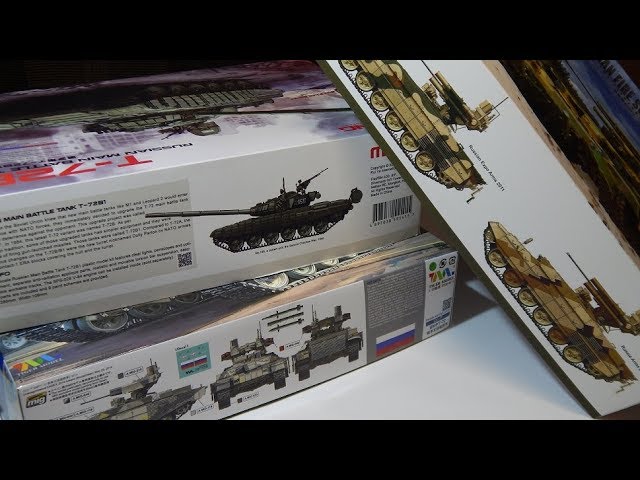 Сравнение моделей (T-72 ,Terminator и Terminator II) фирм TIGER MODEL и MENG.