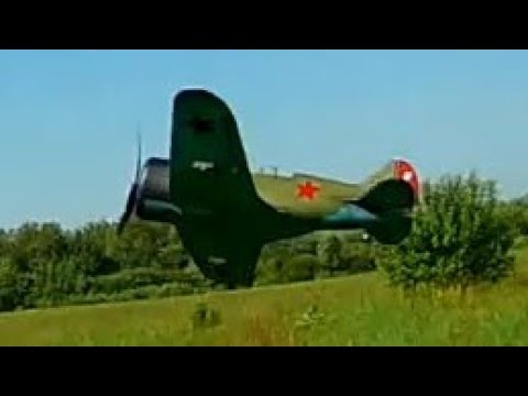 Поликарпов И-16 RC модель самолета / Polikarpov I-16 RC micro scale model airplane part #1