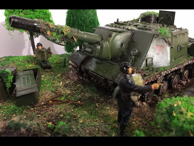 Диорама Ису-152 1/35 (Звезда)  |  Isu 152 Zvezda Diorama