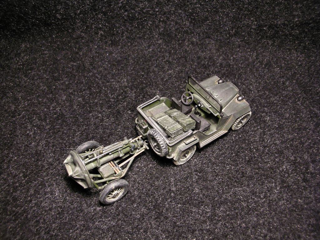 ГАЗ-67, 120мм миномёт.