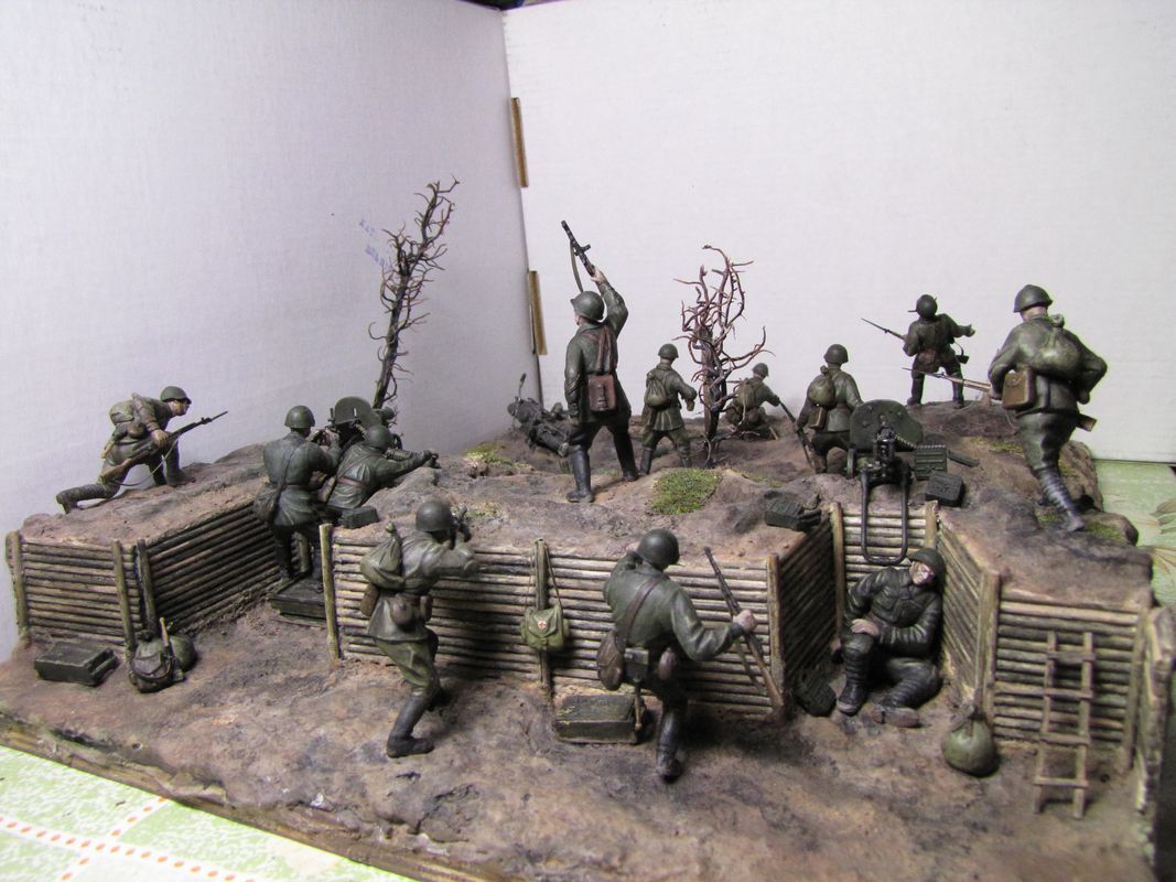 Диорама "Безымянная высота"