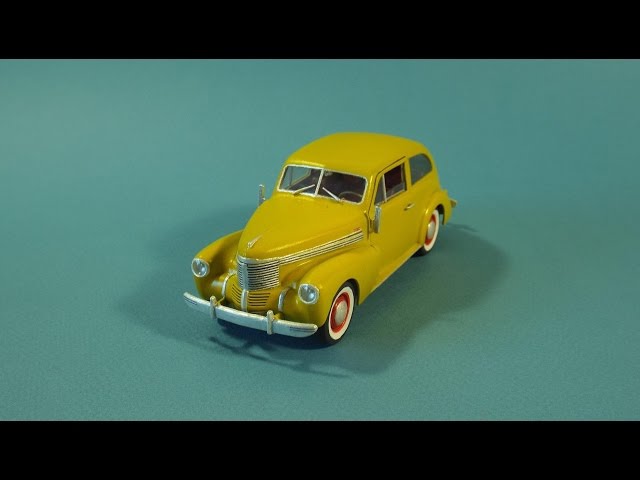 Презентация модели Opel Kapitan от ICM, масштаб 1/35. Стендовый моделизм.