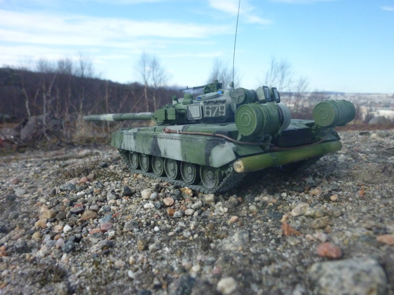 Т 80 БВ — Каропкару — стендовые модели военная миниатюра 7509