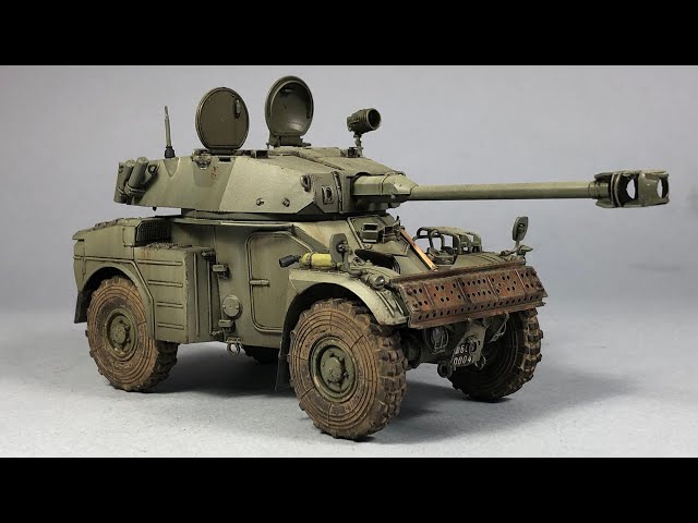 AML-90, Tiger Model 1/35, Painting and Weathering