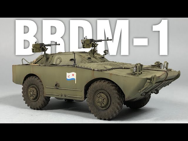 BRDM-1, Trumpeter 1:35, PAINTING and WEATHERING