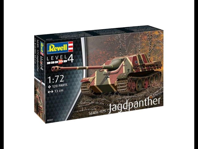 Немецкая САУ "Jagdpanther". Обзор модели фирмы "Revell" в 1/72 масштабе.