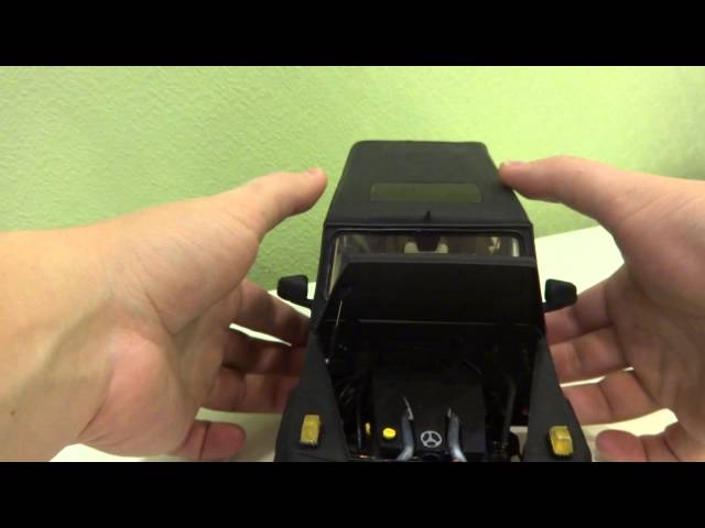 Mercedes gelandewagen модель из бумаги 1/18