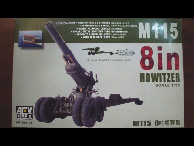 Обзор 203-мм гаубицы M115, AFV Club 35S-06 1/35