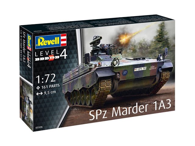 Marder 1A3- БМП. Обзор модели от фирмы "Revell" в 1 72 масштабе.