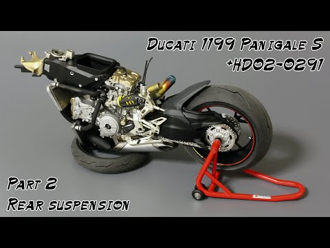 Ducati 1199 Panigale S 1/12 + detail-up set Part 2 (ドゥカティ1199パニガーレS1/12+ディテールアップセットその2)