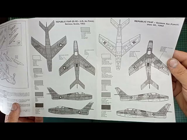 Обзор F-84F Thunderstreak от Italleri