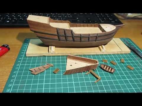 Santa Maria scale 1/106   Manufacturing PART 1