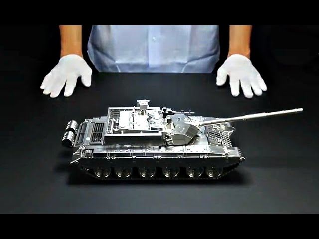 Точная модель ТАНКА на станке с ЧПУ